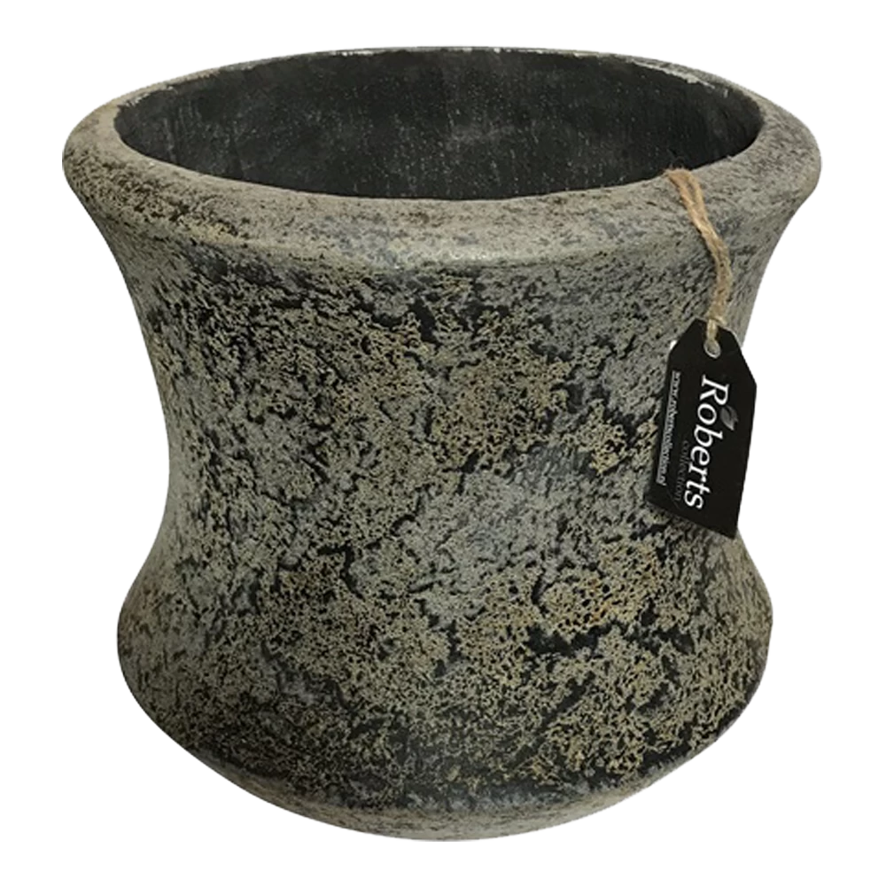 Bloempot Ballarat - D27 X H27cm - Earth Zwart 1 Bloempot Ballarat - D27 X H27cm - Earth Zwart