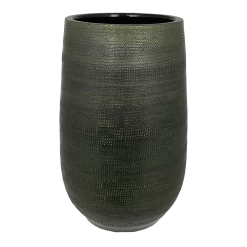 Bloempot Tokio Hoog - D22 X H40cm - Groen
