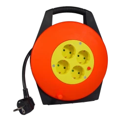 Calex Kabelhaspel Met 4 Stopcontacten - 10m