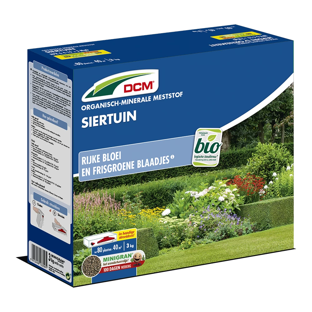 DCM Meststof Siertuin - 3kg - Tuinplanten Voeding 1 DCM Meststof Siertuin - 3kg - Tuinplanten Voeding