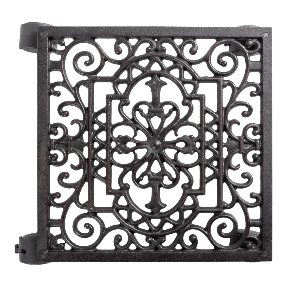 Indoor Gietijzeren Vierkante Plantentrolley L - Esschert's Garden 2 Indoor Gietijzeren Vierkante Plantentrolley L - Esschert's Garden - Afbeelding 2