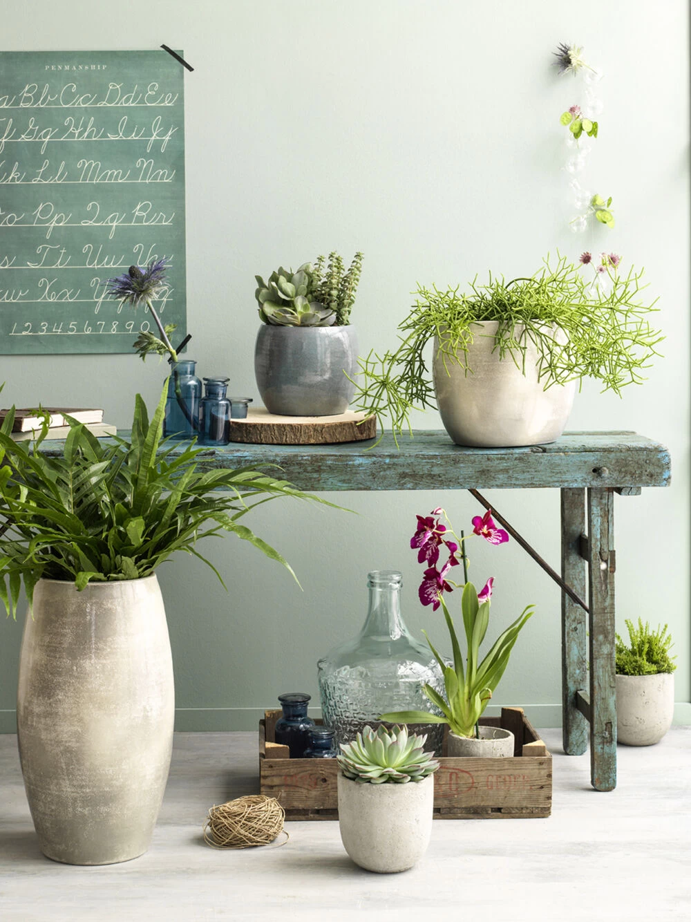 Bloempot Lester - D20 X H18cm - Lichtgrijs 3 Bloempot Lester - D20 X H18cm - Lichtgrijs - Afbeelding 3