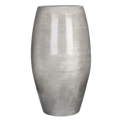 Tuin Buitenwinkel 17 Bloempot Lester Hoog - D39 X H70cm - Lichtgrijs