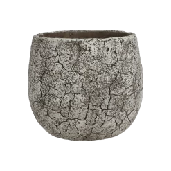 Bloempot Thomas - D21 X H19cm - Off White